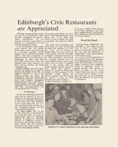 News clipping from Edinburgh Evening News