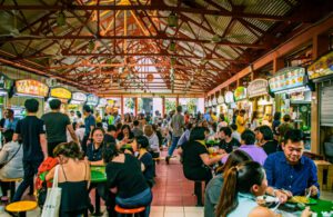A public diner in Singapore