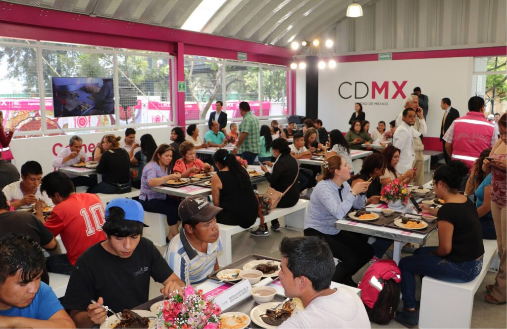 Public diner in Mexico